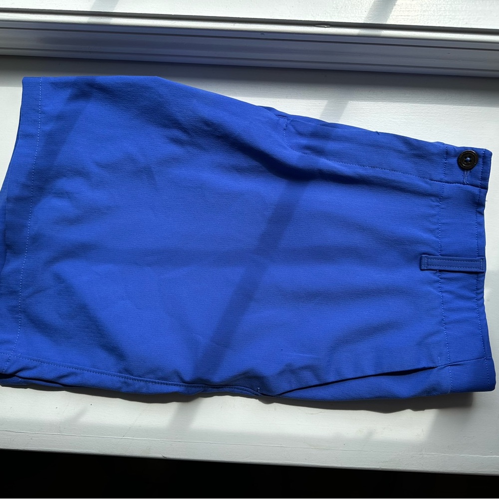 Under Armour Blue Flat Front Athletic Shorts